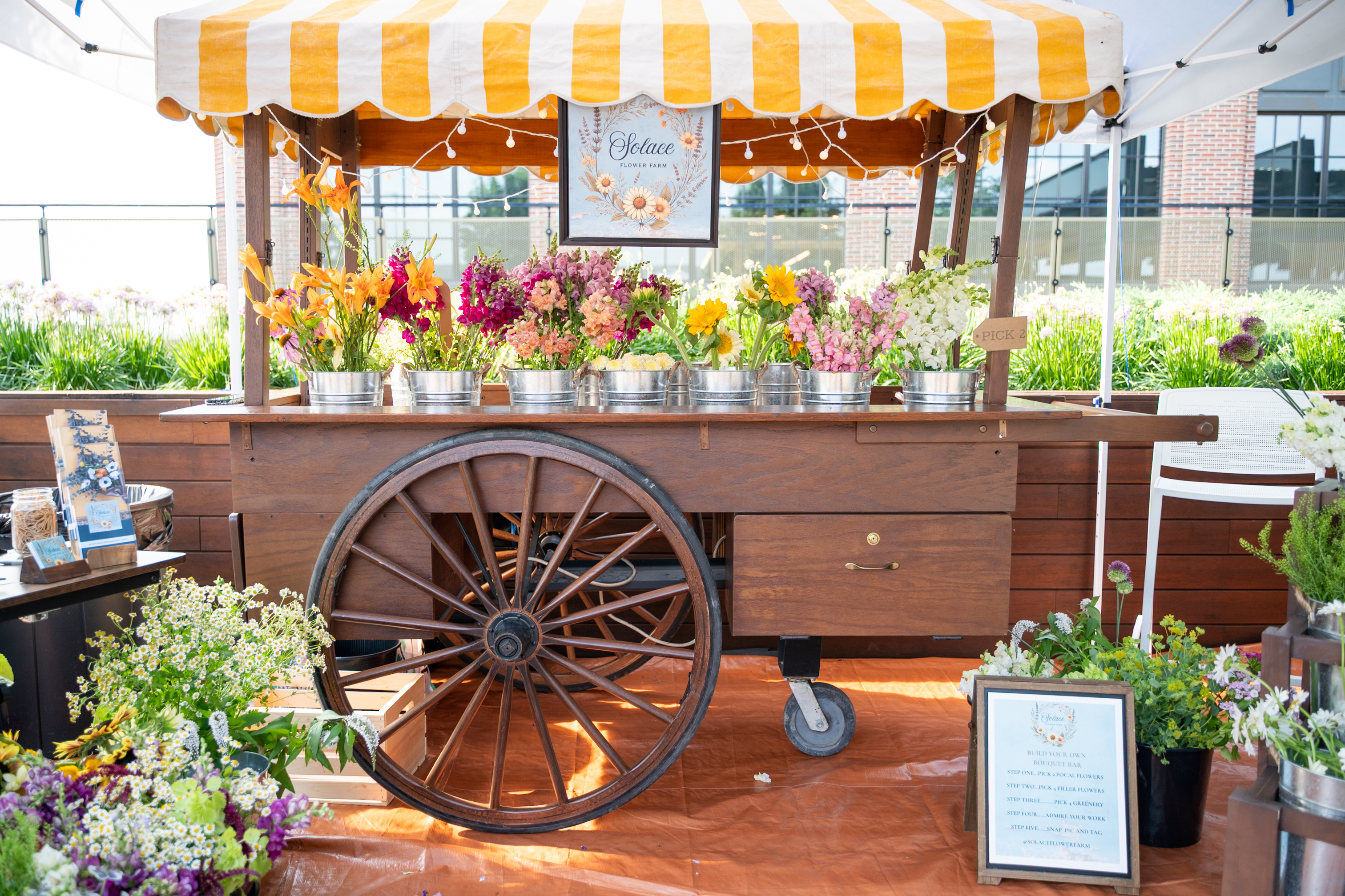 Flower cart activation