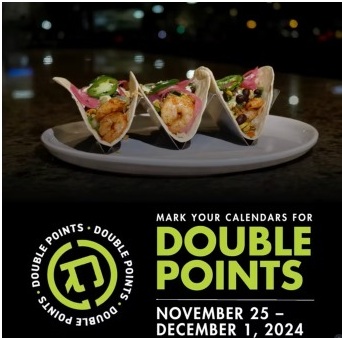 Double points food campaign creative