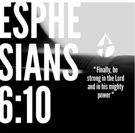 Pilgrim Ephesians 6:10 social graphic