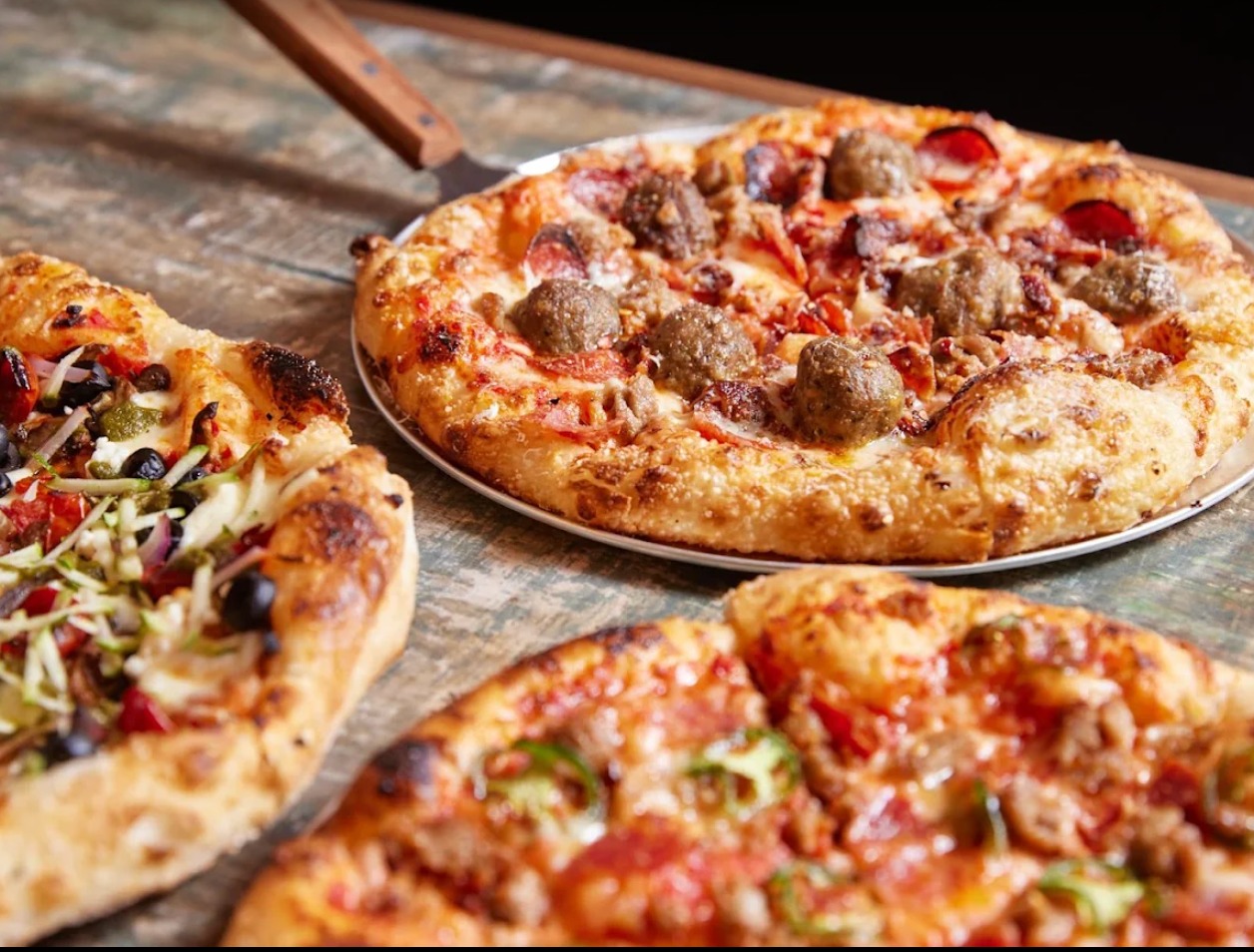 Selection of Shin Dig pizzas